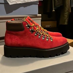 suede hiking boots